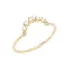 Prong Diamonds 14K Yellow Gold & 0.17 TCW Diamond Curved Ring -Fashion Jewelry & Accessories 0400018842689 YELLOWGOLD