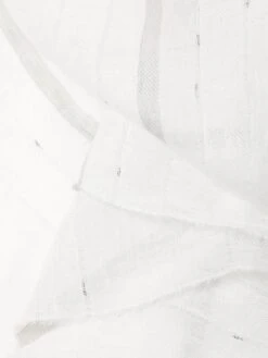 EILEEN FISHER Fringe-Trim Linen Scarf -Fashion Jewelry & Accessories 0400018850356 WHITEGREY A6