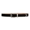 Benny Leather Buckle Belt -Fashion Jewelry & Accessories 0400018878951 BLACK