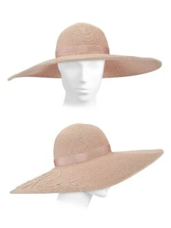 Eugenia Kim Sunny La Vie En Rosé Sunhat -Fashion Jewelry & Accessories 0400018881306 BLUSH A2