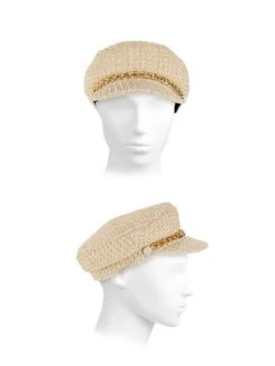 Eugenia Kim Marina Packable Marine Cap -Fashion Jewelry & Accessories 0400018881311 CREAMGOLD A2