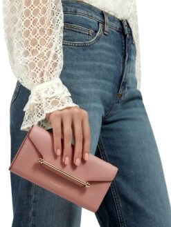 Multrees Leather Wallet-On-Chain -Fashion Jewelry & Accessories 0400018915416 BLUSHROSE A4