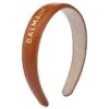 BALMAIN HAIR COUTURE Riviera Logo Leather Headband