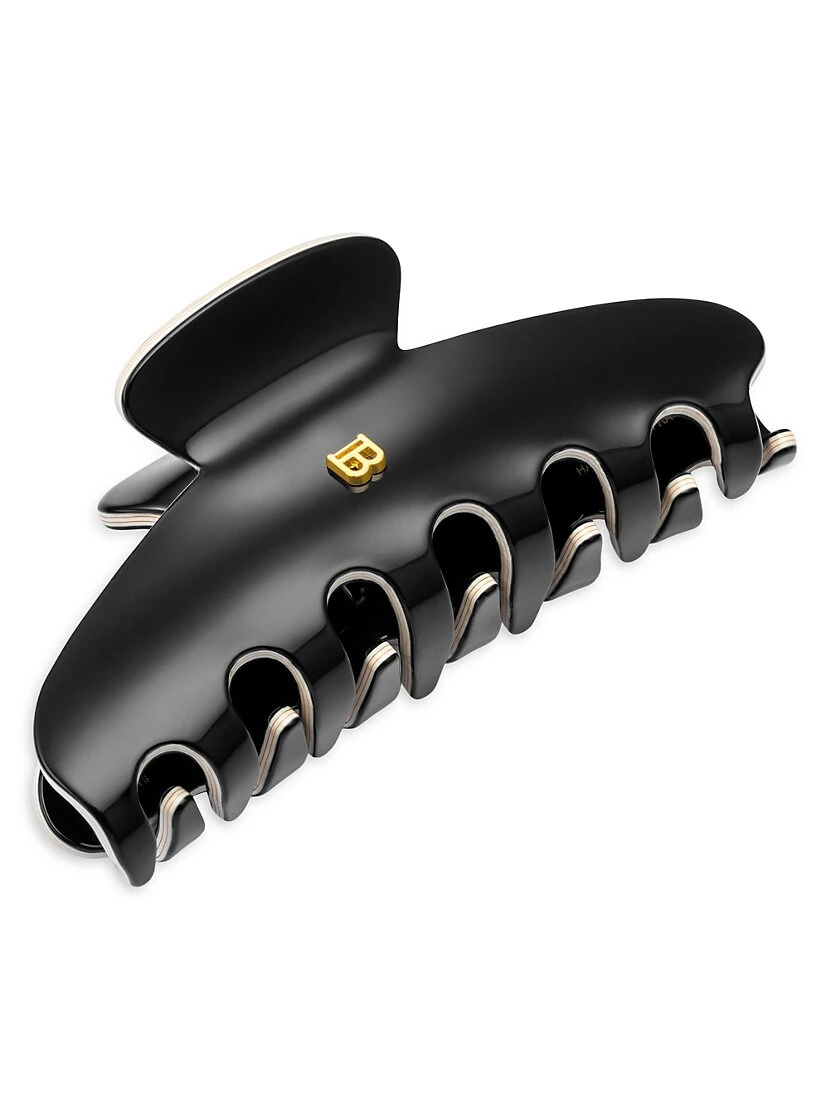 BALMAIN HAIR COUTURE Logo B 18K Gold-Plated Large Hair Clip 3 BALMAIN HAIR COUTURE Logo B 18K Gold-Plated Large Hair Clip