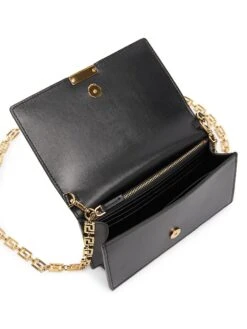 Versace La Vacanza Greca Houndstooth Tweed Wallet-On-Chain 10 Versace La Vacanza Greca Houndstooth Tweed Wallet-On-Chain -Fashion Jewelry & Accessories 0400018960206 BLACKWHITE A3