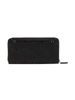 MCM Large Aren Logo-Embossed Leather Wallet-On-Chain 7 MCM Large Aren Logo-Embossed Leather Wallet-On-Chain -Fashion Jewelry & Accessories 0400018972787 BLACK A2
