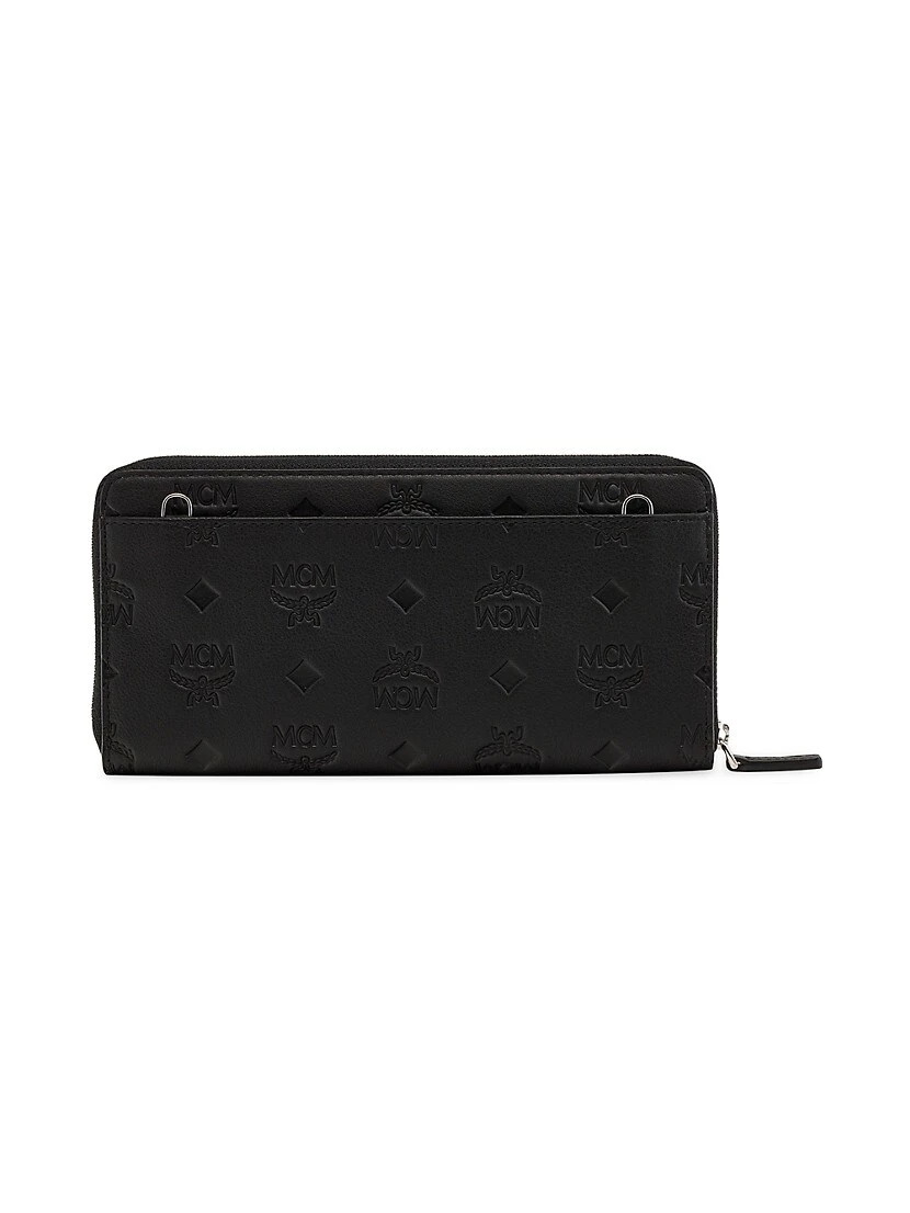 MCM Large Aren Logo-Embossed Leather Wallet-On-Chain 5 MCM Large Aren Logo-Embossed Leather Wallet-On-Chain - Image 3