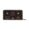 MCM Large Aren Maxi Monogram Visetos Wallet -Fashion Jewelry & Accessories 0400018972835 BLACK