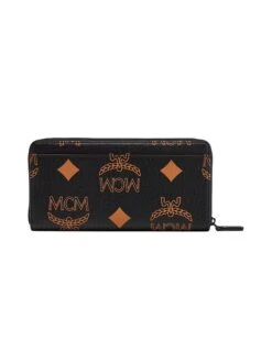 MCM Large Aren Maxi Monogram Visetos Wallet