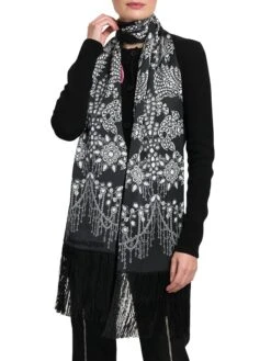 Alexander McQueen Victorian Opera Silk Scarf