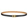 Loewe Graphic Logo Leather Belt -Fashion Jewelry & Accessories 0400018993080 BLACKGOLD