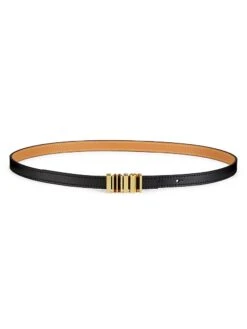 Loewe Graphic Logo Leather Belt