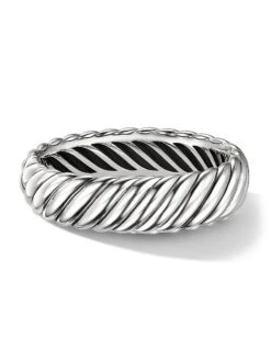 Sculpted Cable Bracelet -Fashion Jewelry & Accessories 0400019010091 STERLINGSILVER A1