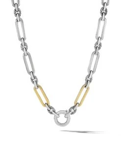 Lexington Chain Necklace With 18K Yellow Gold