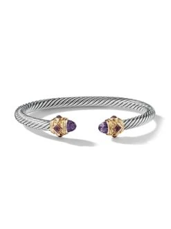 Renaissance Color Bracelet With 14K Yellow Gold -Fashion Jewelry & Accessories 0400019049399 AMETHYST A1