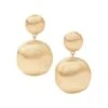 Africa 18K Yellow Gold Small Ball Drop Earrings -Fashion Jewelry & Accessories 0400019097664 YELLOWGOLD