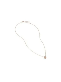 Petite Pav&eacute Cushion With Diamonds In 18K Gold -Fashion Jewelry & Accessories 0400019097954 ROSEGOLD A1