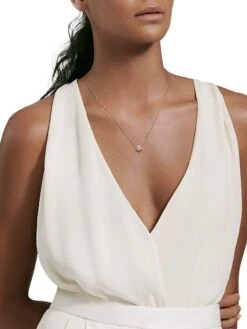 Petite Pav&eacute Cushion With Diamonds In 18K Gold -Fashion Jewelry & Accessories 0400019097954 ROSEGOLD A2