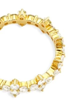 14K Yellow Gold & 1.18 TCW Diamond Cluster Pinky Ring -Fashion Jewelry & Accessories 0400019131254 YELLOWGOLD A2