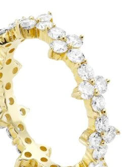 14K Yellow Gold & 1.18 TCW Diamond Cluster Pinky Ring -Fashion Jewelry & Accessories 0400019131254 YELLOWGOLD A3