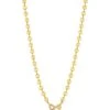 14K Yellow Gold & 0.4 TCW Natural Diamond Ball-Chain Necklace -Fashion Jewelry & Accessories 0400019140098 GOLD