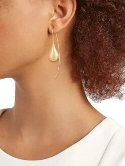 14K Yellow Gold Teardrop Earrings -Fashion Jewelry & Accessories 0400019140099 GOLD A1