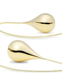 14K Yellow Gold Teardrop Earrings -Fashion Jewelry & Accessories 0400019140099 GOLD A3
