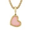 Cable Collectibles Heart Amulet In 18K Yellow Gold -Fashion Jewelry & Accessories 0400019174376 PINKOPAL
