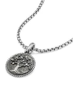 Cable Collectibles Tree Of Life Amulet With Diamonds 7 Cable Collectibles Tree Of Life Amulet With Diamonds -Fashion Jewelry & Accessories 0400019200755 SILVER A2