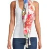 Johnny Was Tango Floral Silk Scarf -Fashion Jewelry & Accessories 0400019201144 MULTI