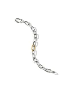DY Madison Chain Bracelet With 18K Yellow Gold