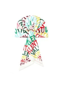 Valentino Garavani Escape Headband With Loop Print In Cotton And Silk -Fashion Jewelry & Accessories 0400019335470 MULTICOLOR A2