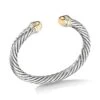 Cable Classics Color Bracelet With 14K Yellow Gold -Fashion Jewelry & Accessories 0400019346501 GOLDDOME