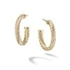 Cablespira® Hoop Earrings In 18K Yellow Gold -Fashion Jewelry & Accessories 0400019346861 GOLD