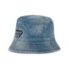 Prada Denim Bucket Hat -Fashion Jewelry & Accessories 0400019356036 BLUE