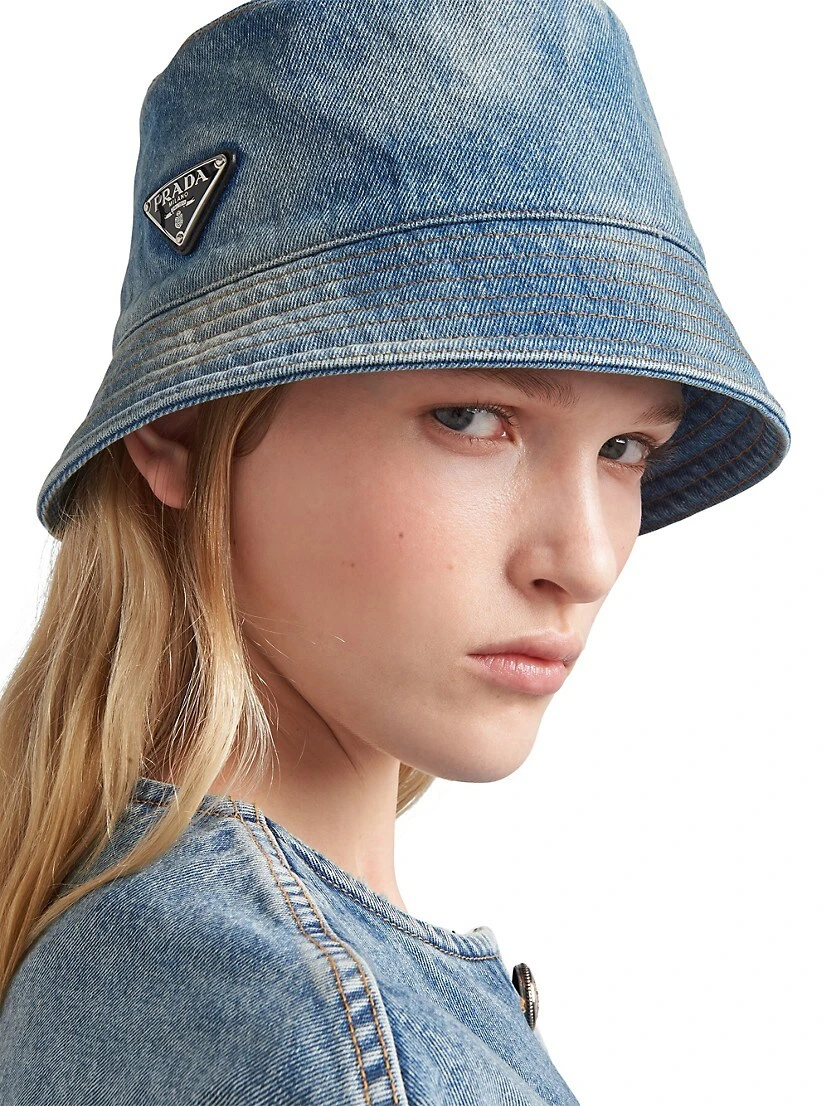 Prada Denim Bucket Hat 4 Prada Denim Bucket Hat - Image 2