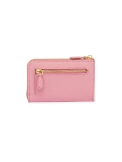 Prada Saffiano Keychain Card Case 7 Prada Saffiano Keychain Card Case -Fashion Jewelry & Accessories 0400019378439 PINK A2