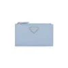 Prada Saffiano Leather Card Holder -Fashion Jewelry & Accessories 0400019404687 BLUE