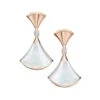 Bvlgari Divas' Dream 18K Rose Gold, Mother-Of-Pearl & Diamond Earrings -Fashion Jewelry & Accessories 0400087316768 ROSEGOLD