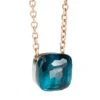 Pomellato Blue Topaz & 18K Rose Gold Pendant Necklace -Fashion Jewelry & Accessories 0400089782088 BLUE