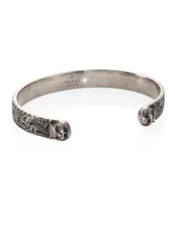 Gucci Sterling Silver Cuff Bangle