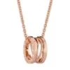Bvlgari B.zero1 Design Legend 18K Rose Gold Necklace 1 Bvlgari B.zero1 Design Legend 18K Rose Gold Necklace -Fashion Jewelry & Accessories 0400093649366 ROSEGOLD
