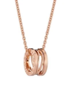 Bvlgari B.zero1 Design Legend 18K Rose Gold Necklace