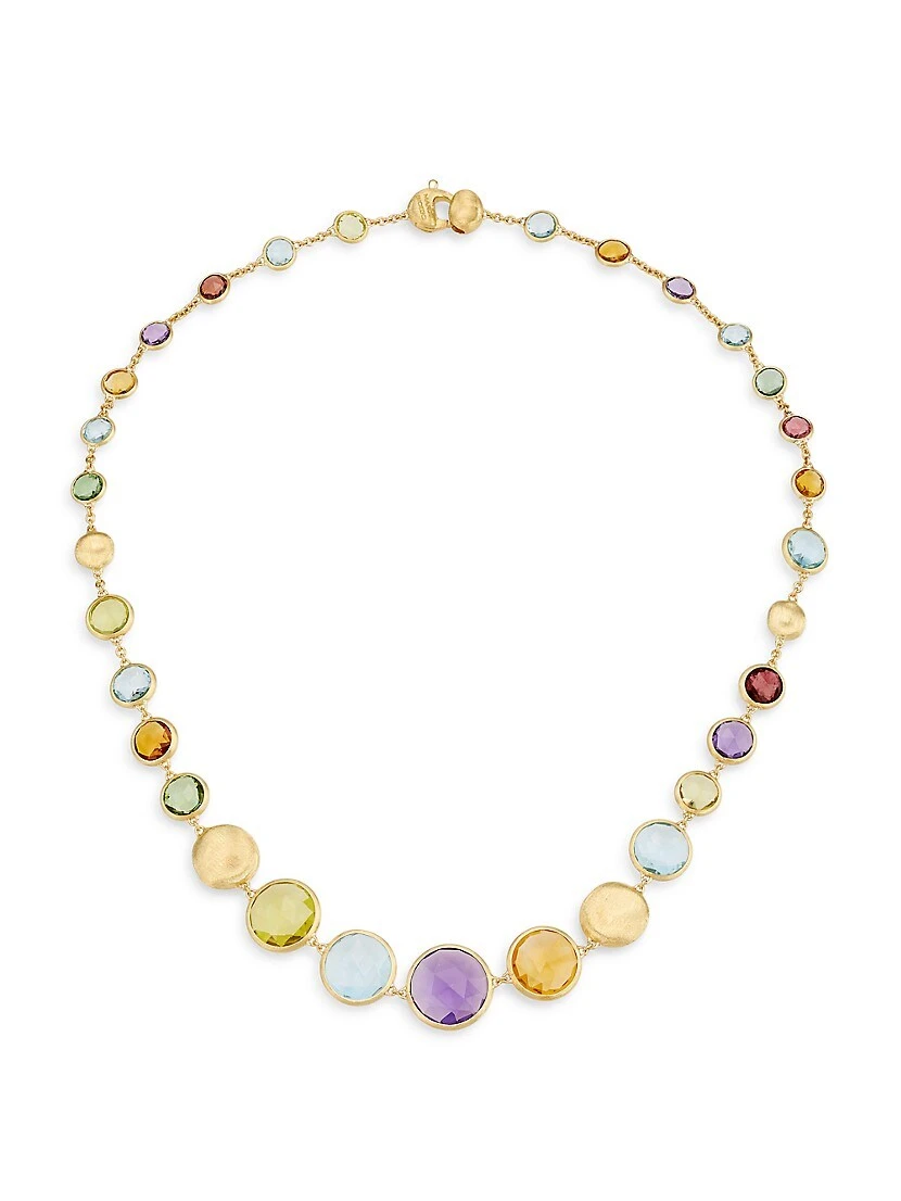 Jaipur 18K Yellow Gold & Multi-Gemstone Necklace 3 Jaipur 18K Yellow Gold & Multi-Gemstone Necklace