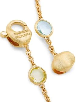 Jaipur 18K Yellow Gold & Multi-Gemstone Necklace 8 Jaipur 18K Yellow Gold & Multi-Gemstone Necklace -Fashion Jewelry & Accessories 0400094203587 GOLD A2