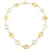Lunaria 18K Yellow Gold & White Mother-Of-Pearl Necklace 2 Lunaria 18K Yellow Gold & White Mother-Of-Pearl Necklace -Fashion Jewelry & Accessories 0400095688622 GOLD