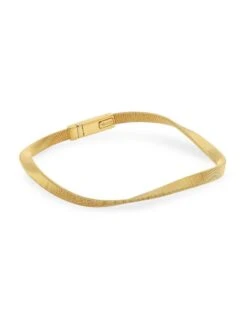 Marrakech 18K Yellow Gold Twisted Coil Bracelet