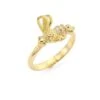 Garden Of Earthly Delights Diamond & 18K Yellow Gold Bee Ring -Fashion Jewelry & Accessories 0400097257542 YELLOWGOLD