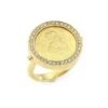 Diamond & 18K Gold Angel Ring 2 Diamond & 18K Gold Angel Ring -Fashion Jewelry & Accessories 0400097258057 YELLOWGOLD