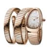 Bvlgari Serpenti Rose Gold & Diamond Double Twist Bracelet Watch -Fashion Jewelry & Accessories 0400098647476
